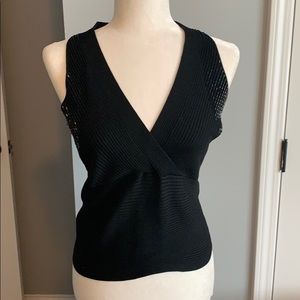 CACHE Black Jewel Top